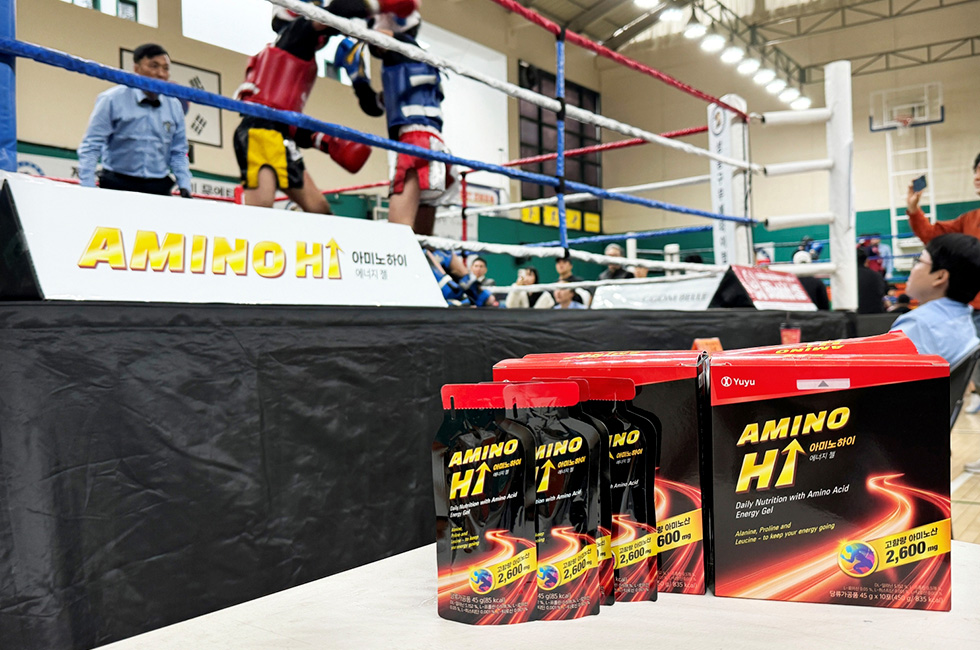 유유제약 “아미노하이 에너지젤”, 스포츠마케팅에 진심